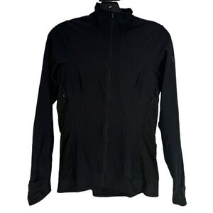 Gore Running Wear Women's Black Mock Neck Jacket Long Sleeve Outdoor Size Small